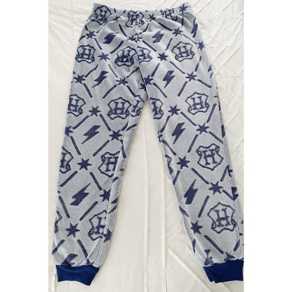 NWOT DISNEY X HARRY POTTER Blue Fleece PJ Joggers - Picture 3 of 4